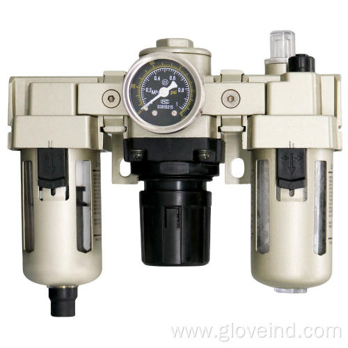 pneumatic source treatment air filter regulator lubricator